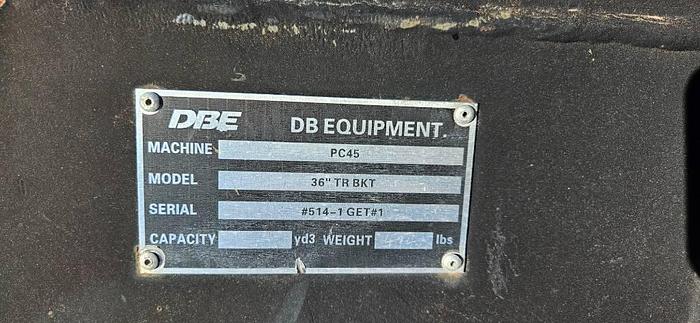 Used 36" MINI EXCAVATOR BUCKET