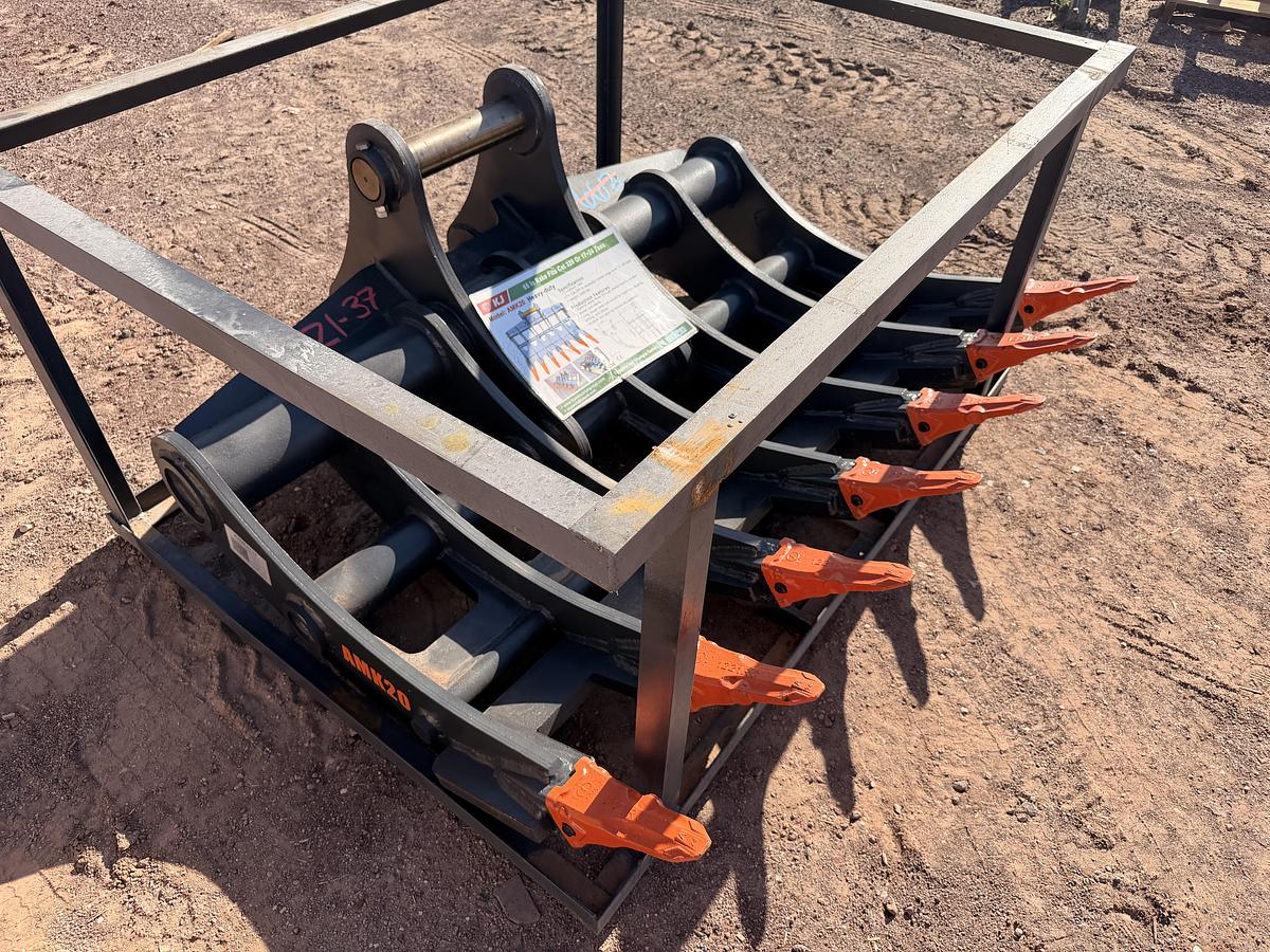 65" Excavator Rake