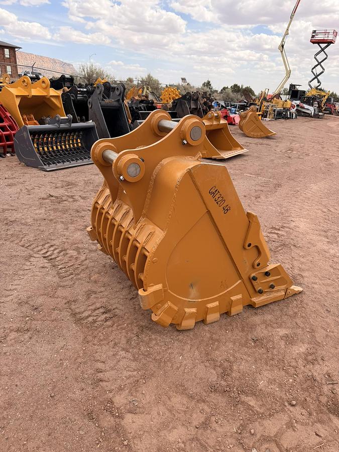 48" Excavator Skeleton Bucket With Teeth