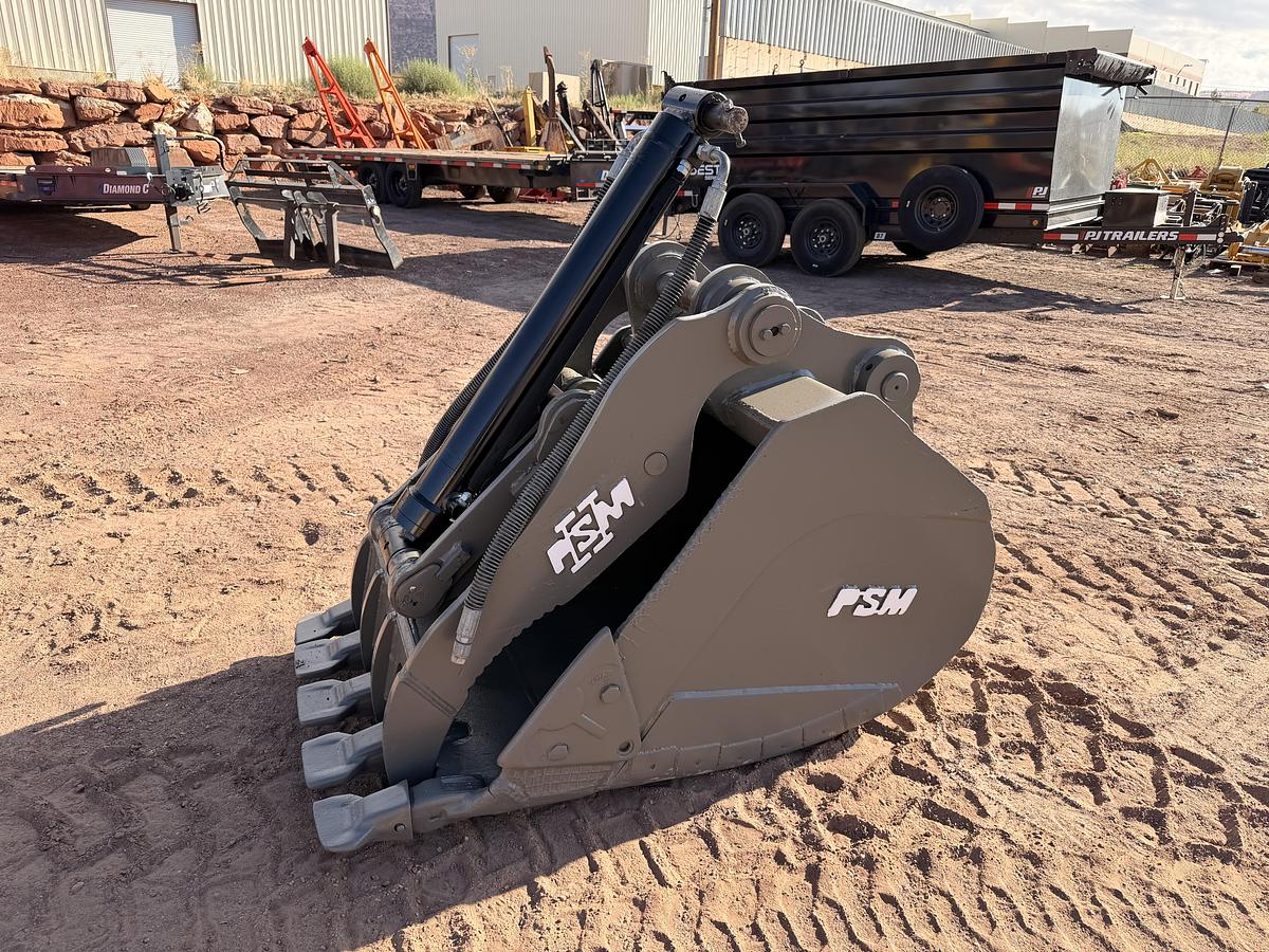Used Excavator Progressive Link with Cylinder and 37" Bucket