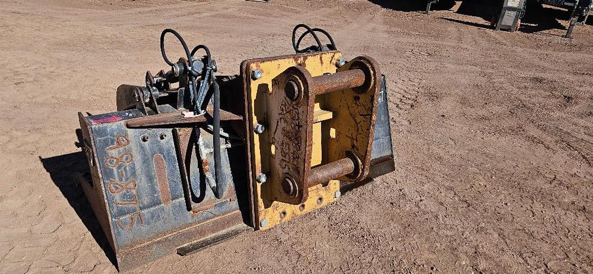 Used 75" Excavator Grapple Bucket