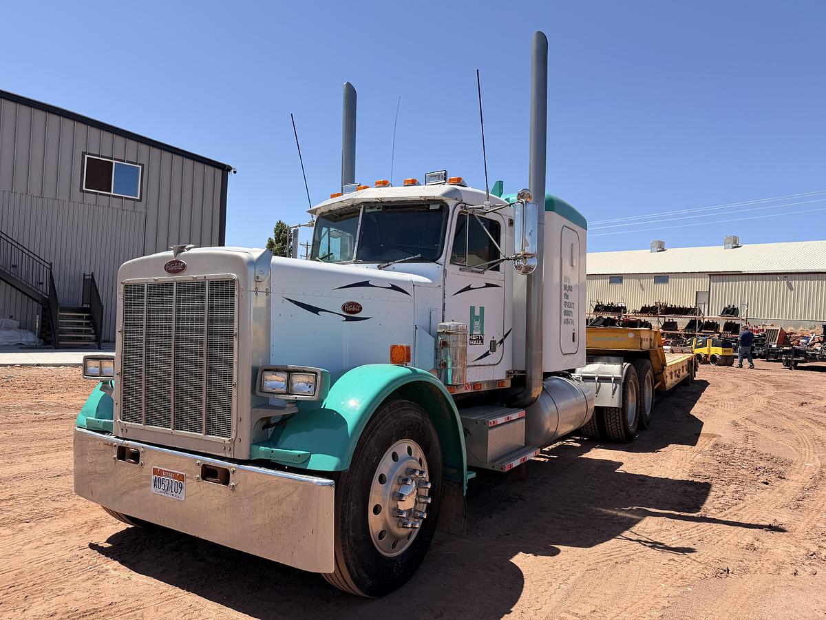Used 1985 359 Peterbilt & 1997 Load King Equipment Trailer