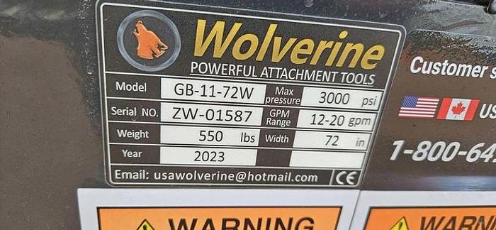 72" Skid Steer Grapple Bucket