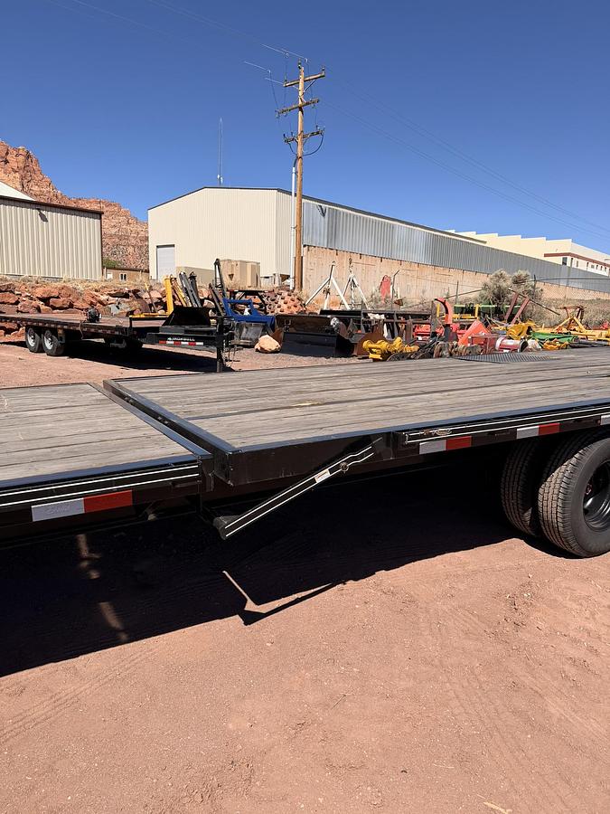 Used Delta Tilt Deck Equipment Trailer