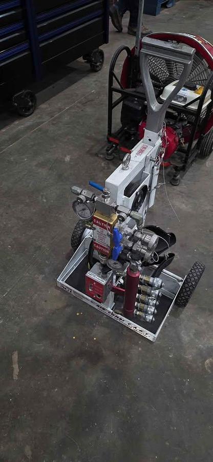 Used Dual Tank Supply Wheel Cart