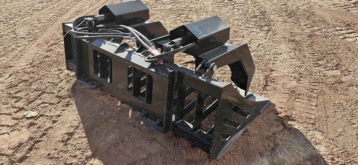 72" Skid Steer Grapple Bucket