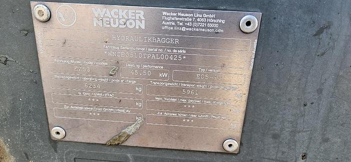 Used 2017 Wacker Neuson EZ53