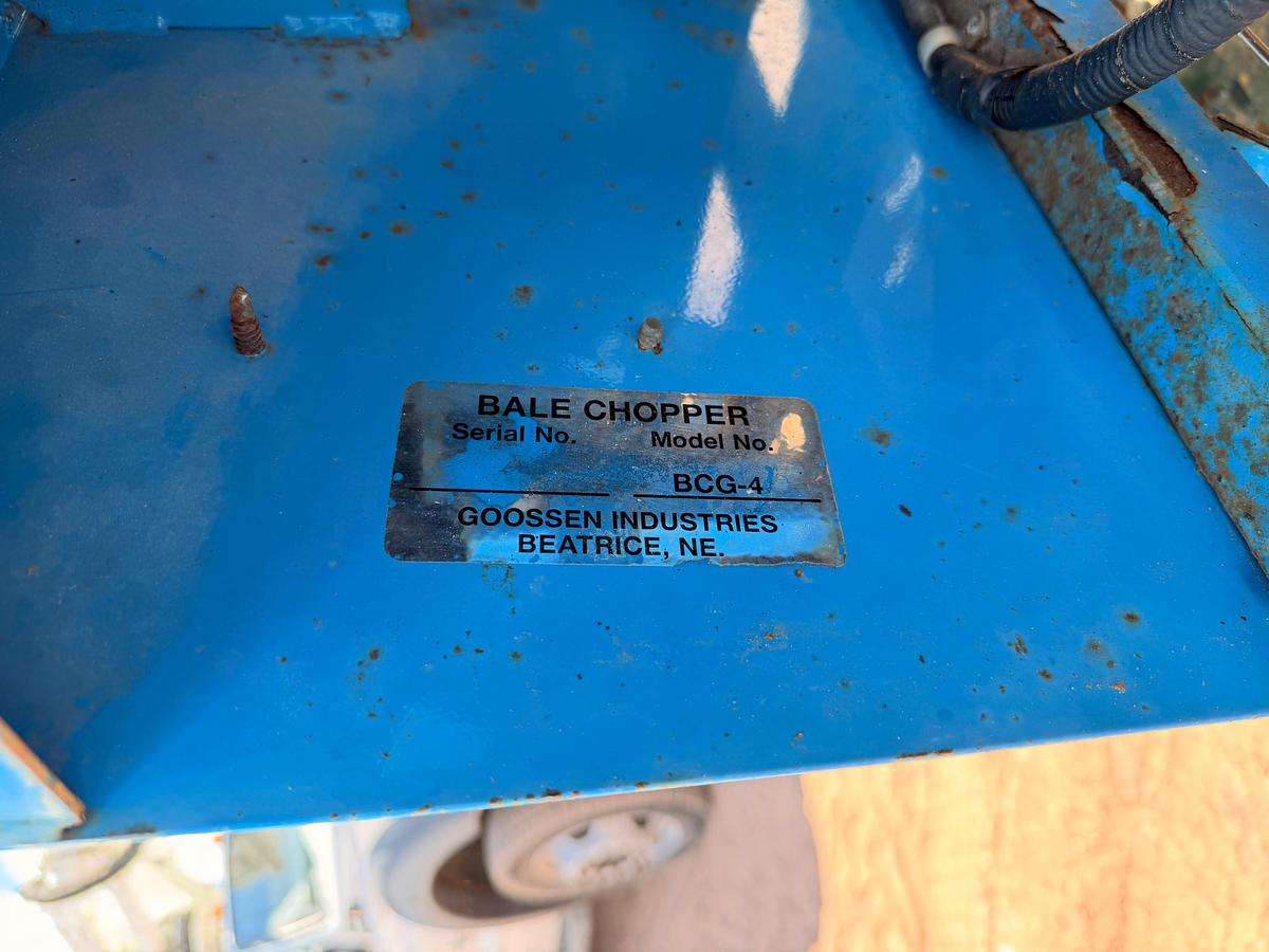 Used Goossen Bale Chopper