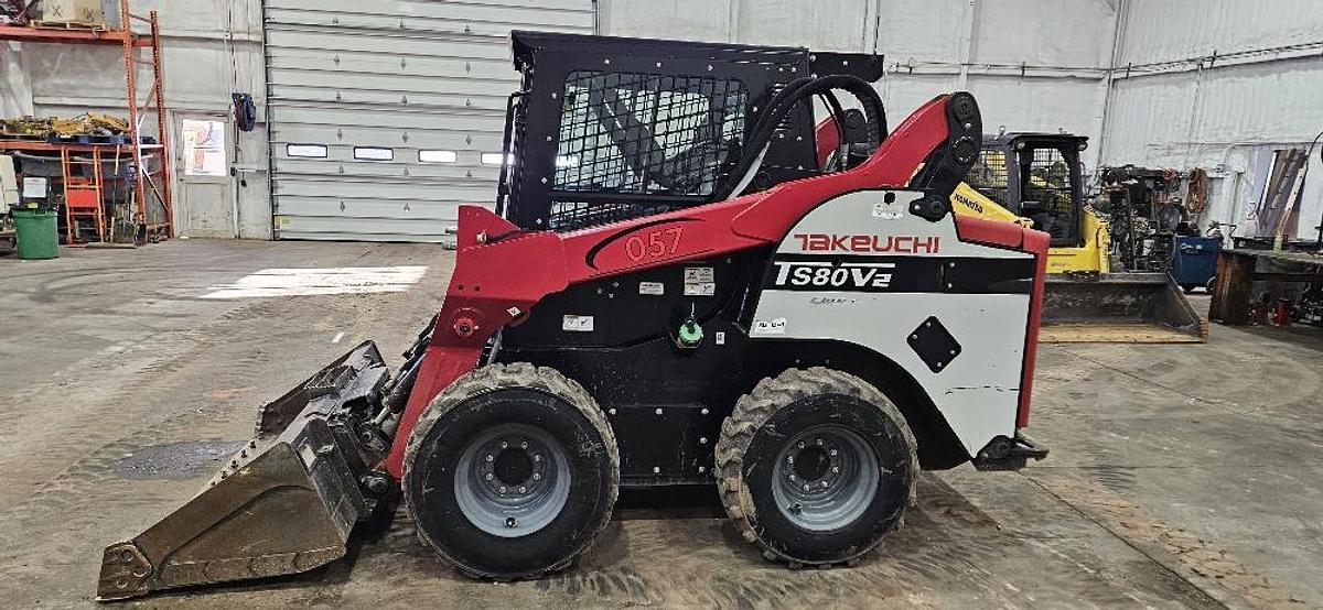 Used 2019 Takeuchi TS80V2 Skid Steer