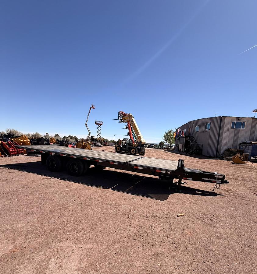 Used Delta Tilt Deck Equipment Trailer