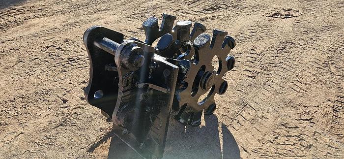 Used 21" Excavator Compaction Wheel