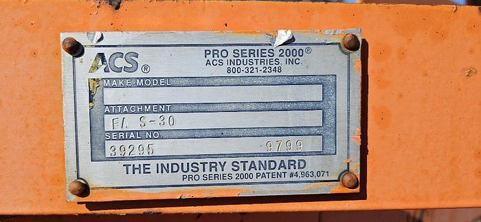 Used CASE Loader Broom Attachment