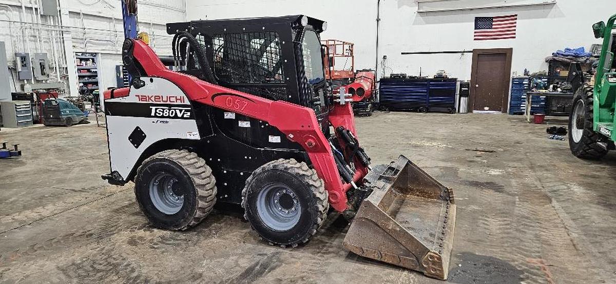 Used 2019 Takeuchi TS80V2 Skid Steer