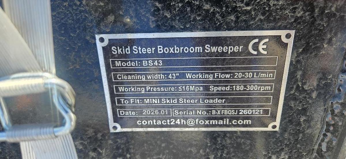 Mini Skid Steer Broom