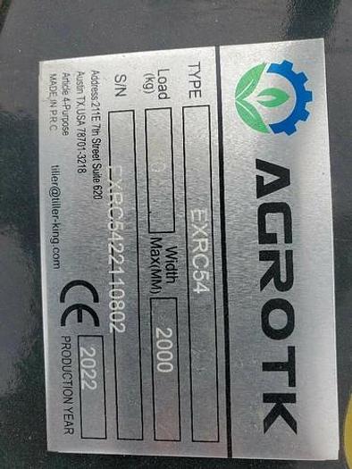 54" Excavator Brush Cutter