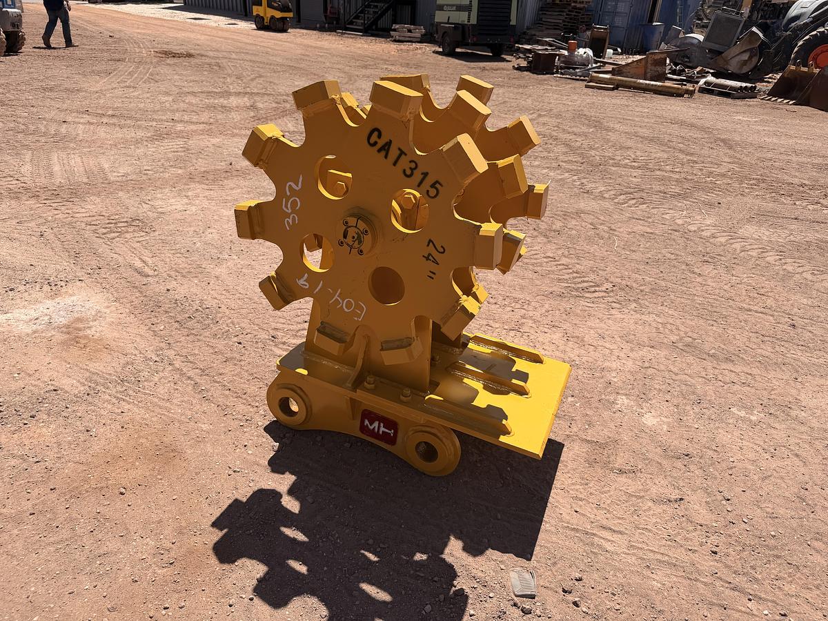 24" Excavator Compaction Wheel
