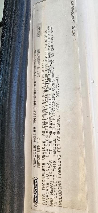 Used 2004 Freightliner Sweeper Truck