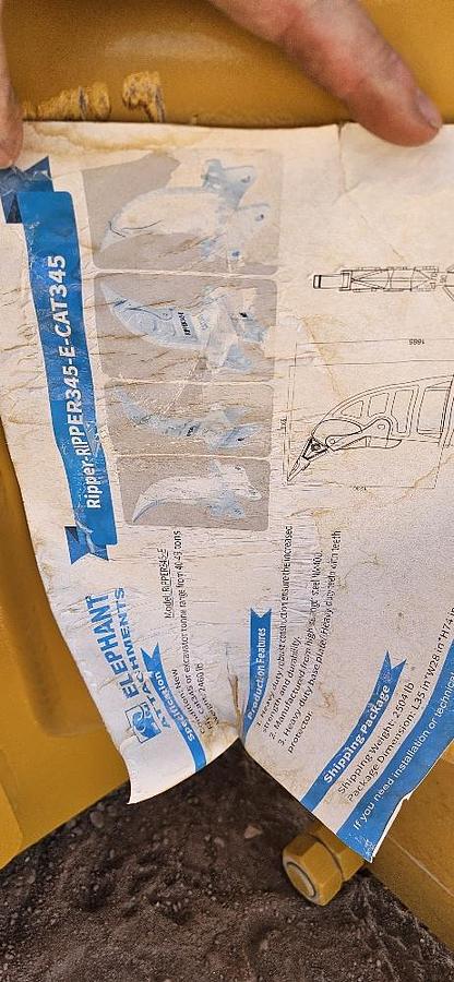 Cat 345 Excavator Ripper