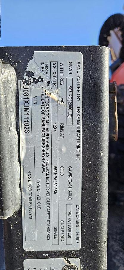 Used 2018 Toro TRX16 Walk Behind Trencher