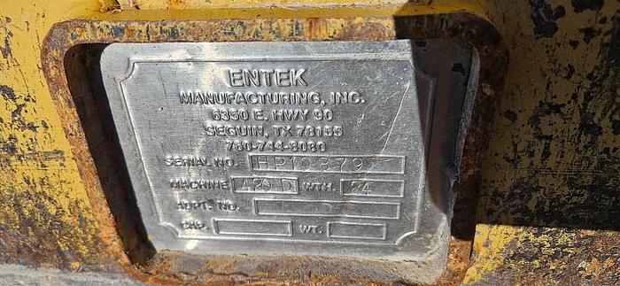 Used Entek 420 D Excavator Compaction Wheel