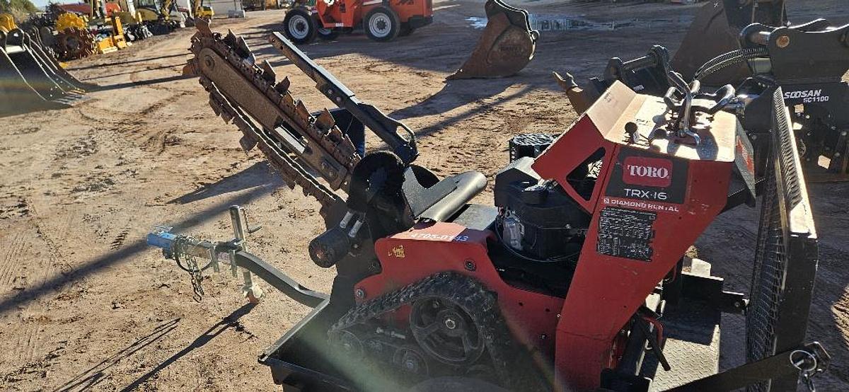 Used 2018 Toro TRX16 Walk Behind Trencher