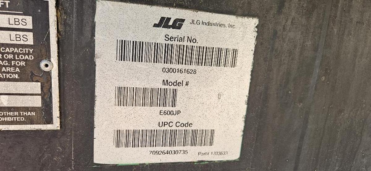 Used 2012 JLG E600JP 60' Boom Lift