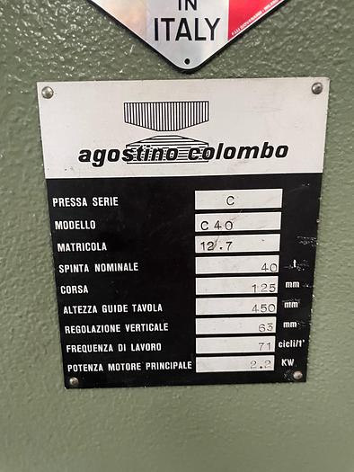 Usato COLOMBO AGOSTINO 40 ton