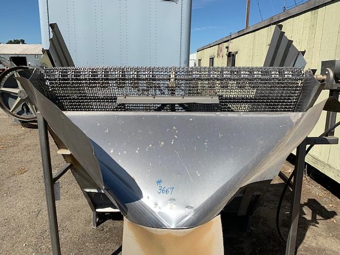 Used 6' Wide x 8' High Stainless Steel Flited Elevator