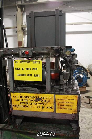 Used Miami Machine  Roll Splitter 96" Knife Width #29447