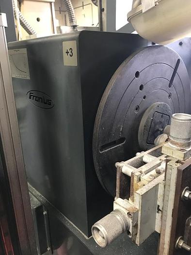 Used FRONIUS 21" X 60" X 150 KG SERVO DRIVEN CYLINDERICAL PIECE PART WELDING CELL