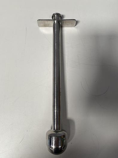 Used Stainless Steel CIP 2" Spray Ball w/ 11" Rod & 1/2" Sanitary Fitting for Tank