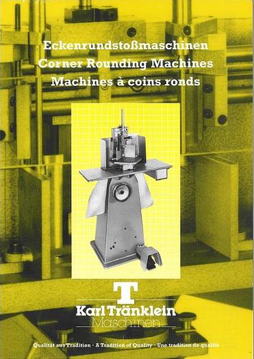 MACHINES NEUVES TRANKLEIN