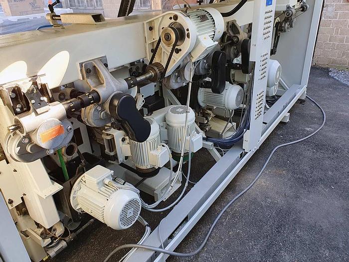 Used 2001 SCM Italy Automatic Throughfeed moulder SCM TOPSET XL, 7 heads