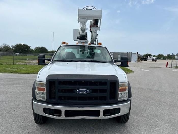 Used Versalift 41ft Material Handler Bucket Boom on 2010 Ford F550 4x4 Reg Cab Utility Truck - C25254