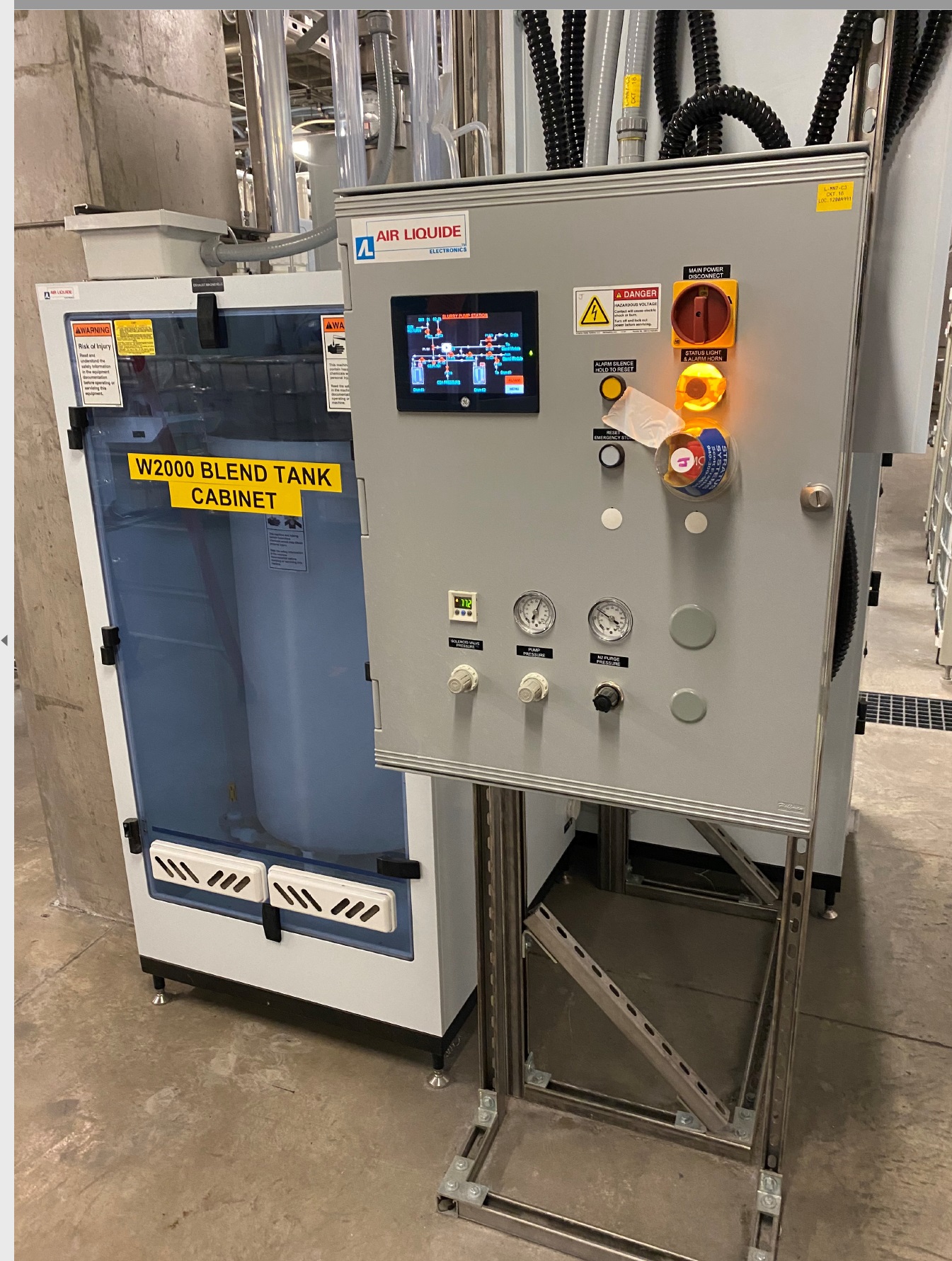 Used Air Liquide M2000 Slurry Mixer
