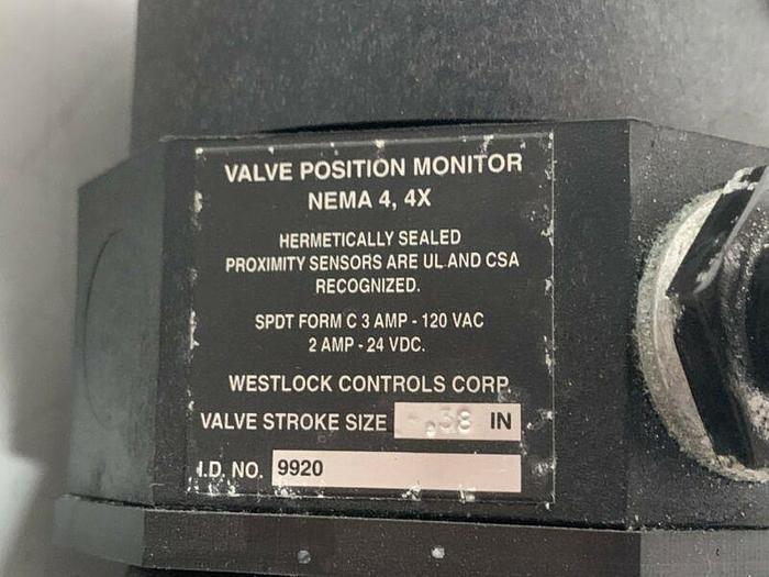 Used 2 ITT Pure-Flo A209 4-Way Stainless Steel Valve w/ Monitor & 1" & 3/4" Sanitary