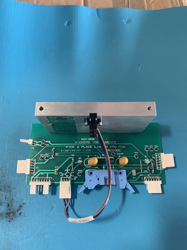 Used Bio-Rad Y7602000 Vickers Instruments Pick & Place Linear Arm PCB PER2B00C