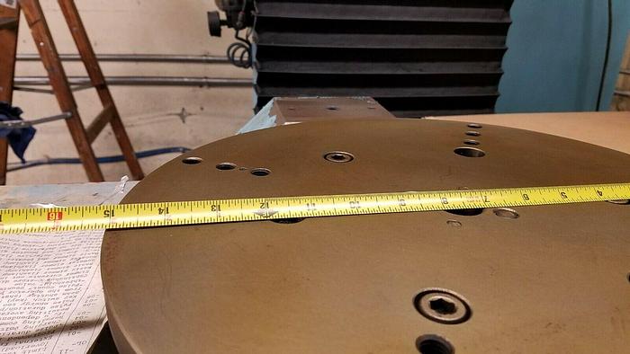 Used 15" Multi Axis CNC Rotary Table Gimbal Positioner Multi Angle Machining with Fanuc Drives