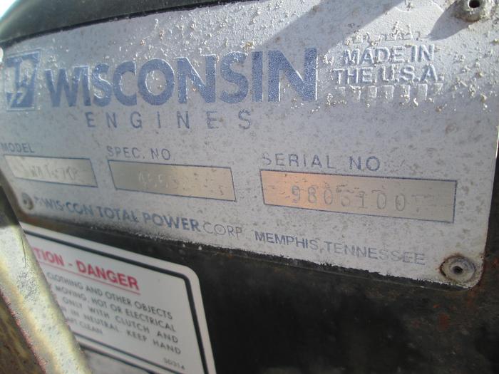 Used Target Pro 35 III Concrete Saw With Single Axle Trailer