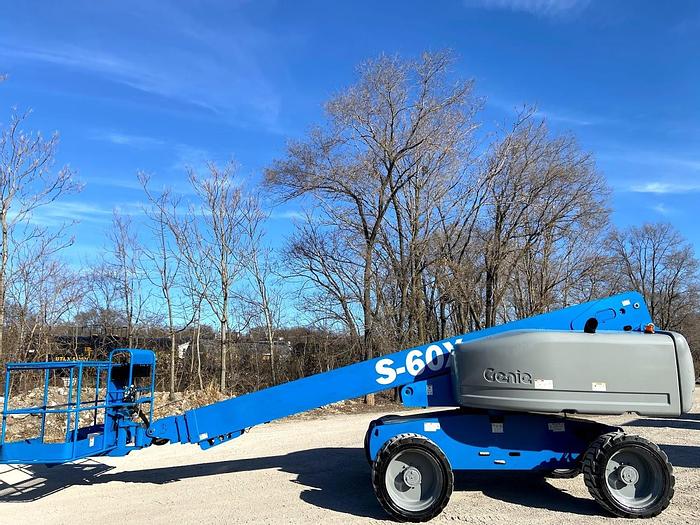 Used 2013 GENIE S-60X TELESCOPIC BOOM LIFT