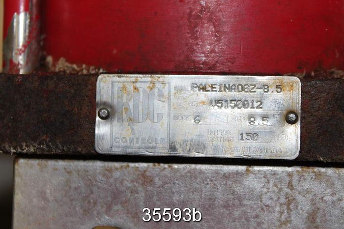 Used Elite Valve Canada PALE1NAOGZ-8.5 8" Air Operated Knife Gate Valve #35593