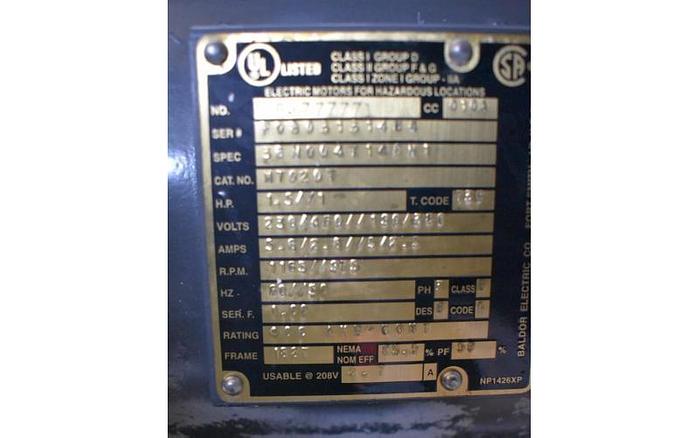 Used USED GREAT WESTERN TB 611/6 IN-LINE GYROSCOPIC PRESSURE SIFTER