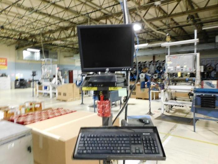 Used 28" ASSOCIATED MACHINE DESIGN - REM - DUPLEX SLITTER REWINDER MODEL 3250.74