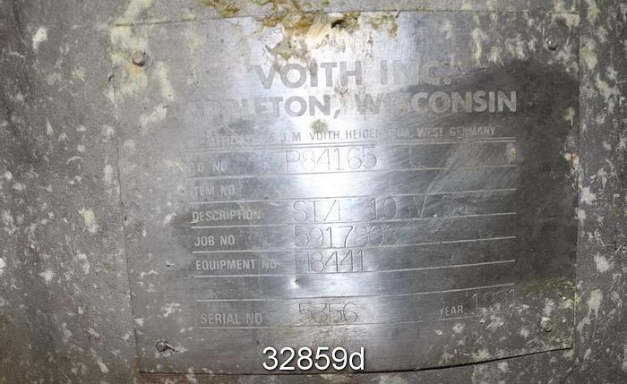 Used Voith VS 10 Pressure Screen #32859