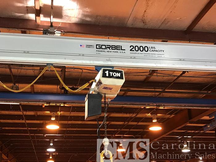 Used Gorbel 2000 Lbs Bridge Crane