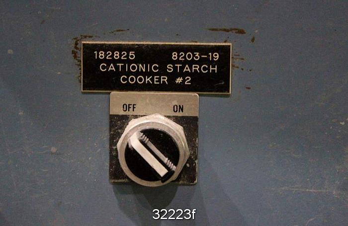 Used National Starch C160-266A Cationic Starch Cooking System #32223