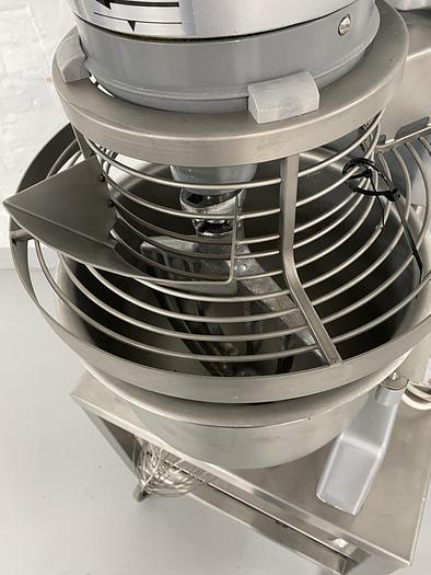 Used Hobart NCM 20 Mixer on portable stainless steel stand