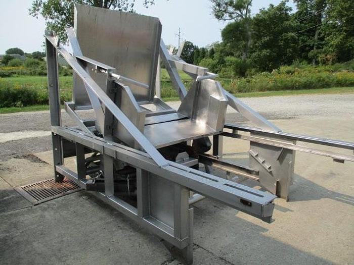 Used RMF Vat Dumper; Md#110; Two-Stage; 8' Dump Height