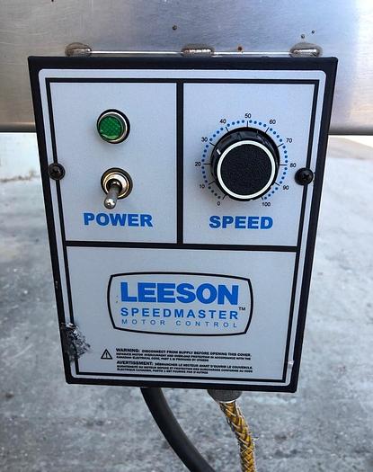 Used Conveyor, Belt, 24" x 6', S/st, Inspection, Variable Speed #S743799