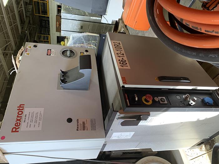 Used ABB IRB 6640 180/2.55 NEW 2014 WITH ARO SPOT WELDING GUN AND REXROTH WELDING CONTROLLER